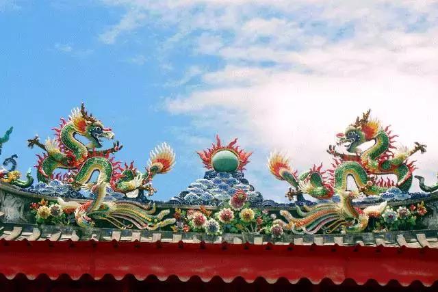 潮州嵌瓷，屋頂生花